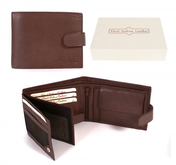 1004 DARK BROWN ITALIAN LEATHER