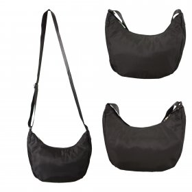JBNHB59 BLACK SATIN HANDBAG