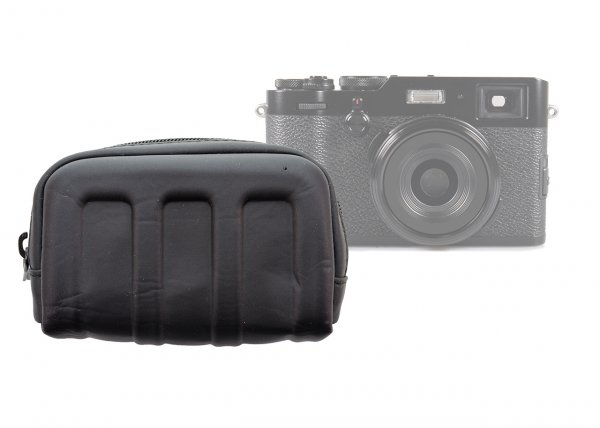 black shock proof compact camera case