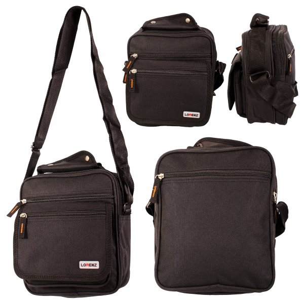 2575 BLACK LORENZ SHOULDER BAG