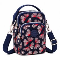2498 Blue Floral Lorenz Shoulder Bag (New)