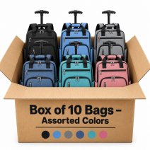TR-E-TW-002 Assorted Colors Underseat EasyJet Cabin Bags Box 10
