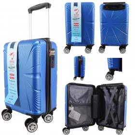 T-HC-US-1629 ROYAL BLUE RYAN AIR CABIN-SIZED TROLLEY SUITCASE