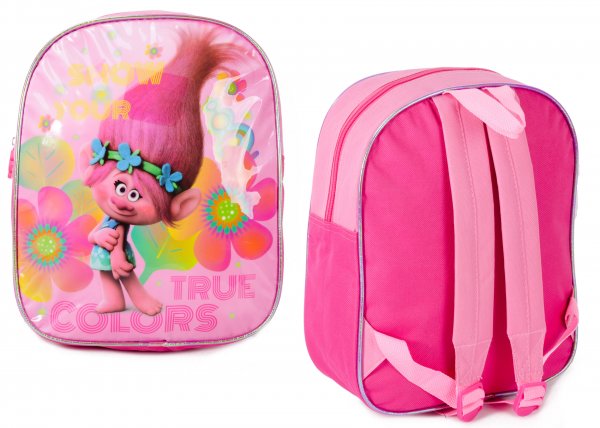 B116301 PINK TROLLS JUNIOR BACKPACK F120