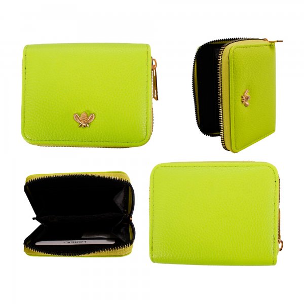 7273 LIME GREEN PURSE