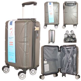 T-HC-US-1629 DARK GREY UNDER-SEAT CABIN-SIZE TRAVEL TROLLEY