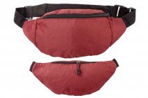 LL-88 RED POLYESTER BUM BAG