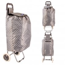ST75 GREY 2-WHEEL SHOPPING TROLLEY BAG