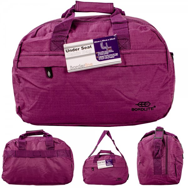 JBTB77 PLUM UNDER SEAT CABIN TRAVEL BAG [JBTB77 PLUM UNDER SEAT CABIN