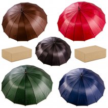 0895 BOX OF 12 ASSORTED PUSH-BUTTON UMBRELLA