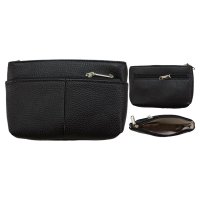 7285 BLACK PURSE FAUX LEATHER