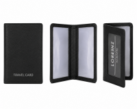 0994 Brown Folding Slimline Leather Travel Card Holder 0994 Brown Folding Slimline Leather Travel Card Holder