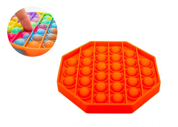 Pop it Bubble sensory fidget toy - orange