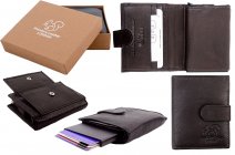 RL 9004 BROWN RFID C-SECURE CASE WALLET