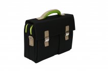 341 Green Trim Soft Quality 15.6" Laptop Briefcase