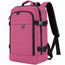 BP-120 DARK PINK RYANAIR UNDERSEAT CABIN-FRIENDLY RUCKSACK W/MUL