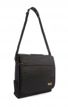 HT-1309 BLACK- J084 HI – TEC COURIER BAG/BLACK