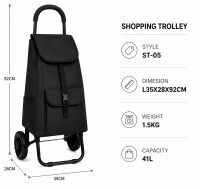 6966 Black 2 Wheeler Trolley Bag 6966 Black 2 Wheeler Trolley Bag