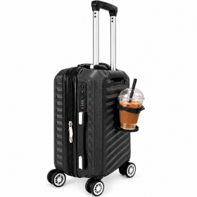 T-HC-US-1860 Black EasyJet Under Seat Suitcase Hard Shell