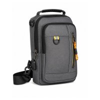 2533 Grey Grained Polyester Multi-Wear Bag/ Backpack 2533 Grey Grained Polyester Multi-Wear Bag/ Backpack