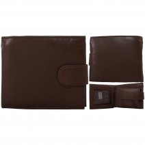4766 BROWN ITALIAN LEATHER RFID WALLET