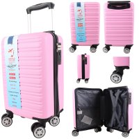 T-HC-US-1632 PINK RYAN AIR CABIN-SIZED TROLLEY SUITCASE