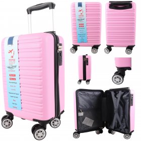 T-HC-US-1632 PINK RYAN AIR CABIN-SIZED TROLLEY SUITCASE