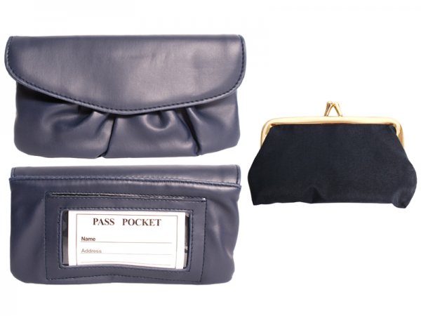 7066 NAVY PURSE - T115