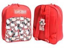 581055E F027 ELVIS HELLO KITTY RED SMALL BACK PACK