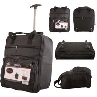 TR-002 BLACK EASYJET UNDERSEAT CABIN SIZE 2-WHEELED BAG  TR-002 BLACK EASYJET UNDERSEAT CABIN SIZE 2-WHEELED BAG