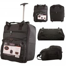 TR-002 BLACK EASYJET UNDERSEAT CABIN SIZE 2-WHEELED BAG