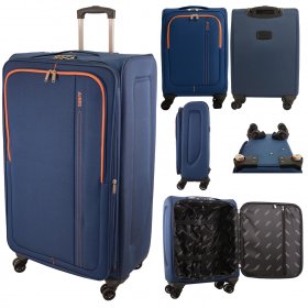 AR721 BLUE TRAVEL TROLLEY