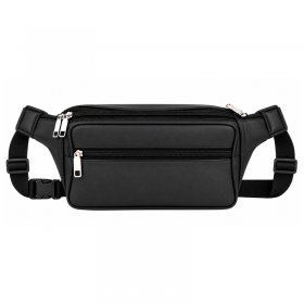 1050 Black Soft Leather Bumbag (New)