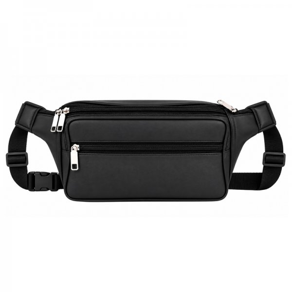 1050 Black Soft Leather Bumbag (New)