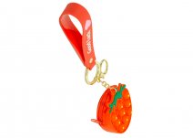 GM-1200 STRAWBERRY POP IT CHANGE PURSE/POUCH W/ WRIST WRAP