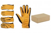 8917 MUSTARD LADIES SHEEP NAPPA GLOVES MEDIUM PACK OF 12