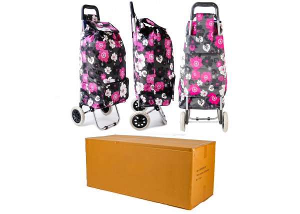 ST-02-FP PINK FLOWER 2 WHEEL BOX 10 PCS