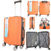 T-HC-US-1827 ORANGE CABIN-CASE EASYJET TRAVEL TROLLEY SUITCASE