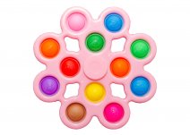 POP IT BIG SPINNER FIDGET TOY - PINK