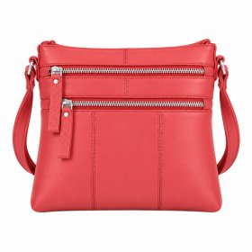 PR-DD 15 Red Leather Shoulder Bag (New)