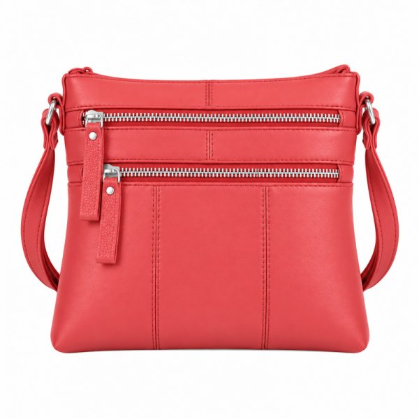 PR-DD 15 Red Leather Shoulder Bag (New)