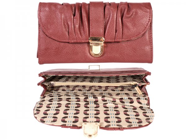 BORDY BURGUNDY LADIES PURSE