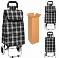 LL-ST05 BLACK PRINT 2 WHEEL SHOPPING TROLLEY BOX OF 10 LL-ST05 BLACK PRINT 2 WHEEL SHOPPING TROLLEY BOX OF 10