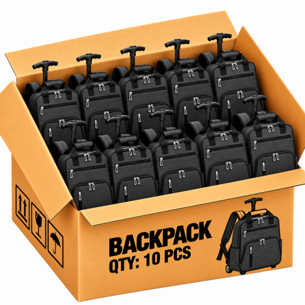 TR-R-TW-002 Black Ryanair Underseat Cabin Bag Box Of 10