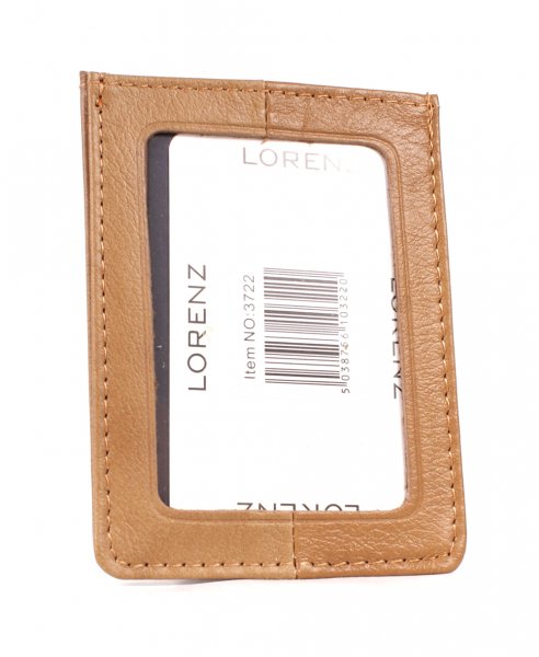 3722 TAN Cow Hide Travel Card Holder