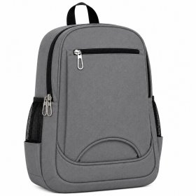 BP-141 Grey Classic Multi-Compartment Travel Backpack (New)