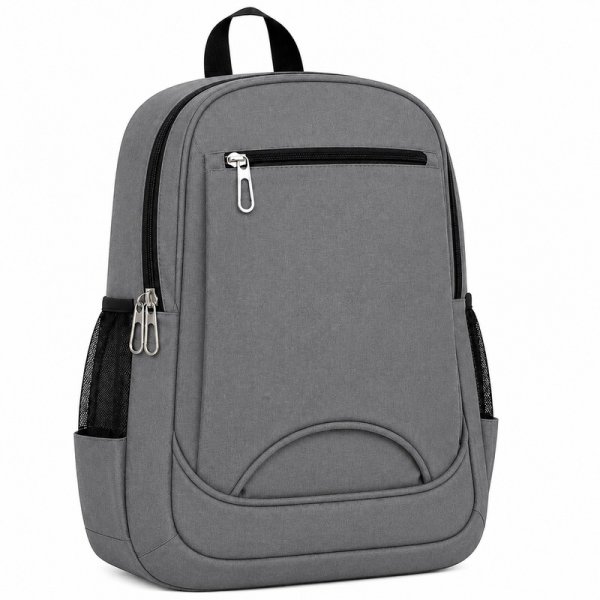 BP-141 Grey Classic Multi-Compartment Travel Backpack (New)
