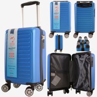 T-HC-US-1615 ROYAL BLUE UNDER-SEAT CABIN-SIZE TRAVEL TROLLEY  T-HC-US-1615 ROYAL BLUE UNDER-SEAT CABIN-SIZE TRAVEL TROLLEY