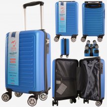 T-HC-US-1615 ROYAL BLUE UNDER-SEAT CABIN-SIZE TRAVEL TROLLEY