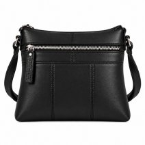 PR-DD 30 Black Leather Bag With Long Strap (New)